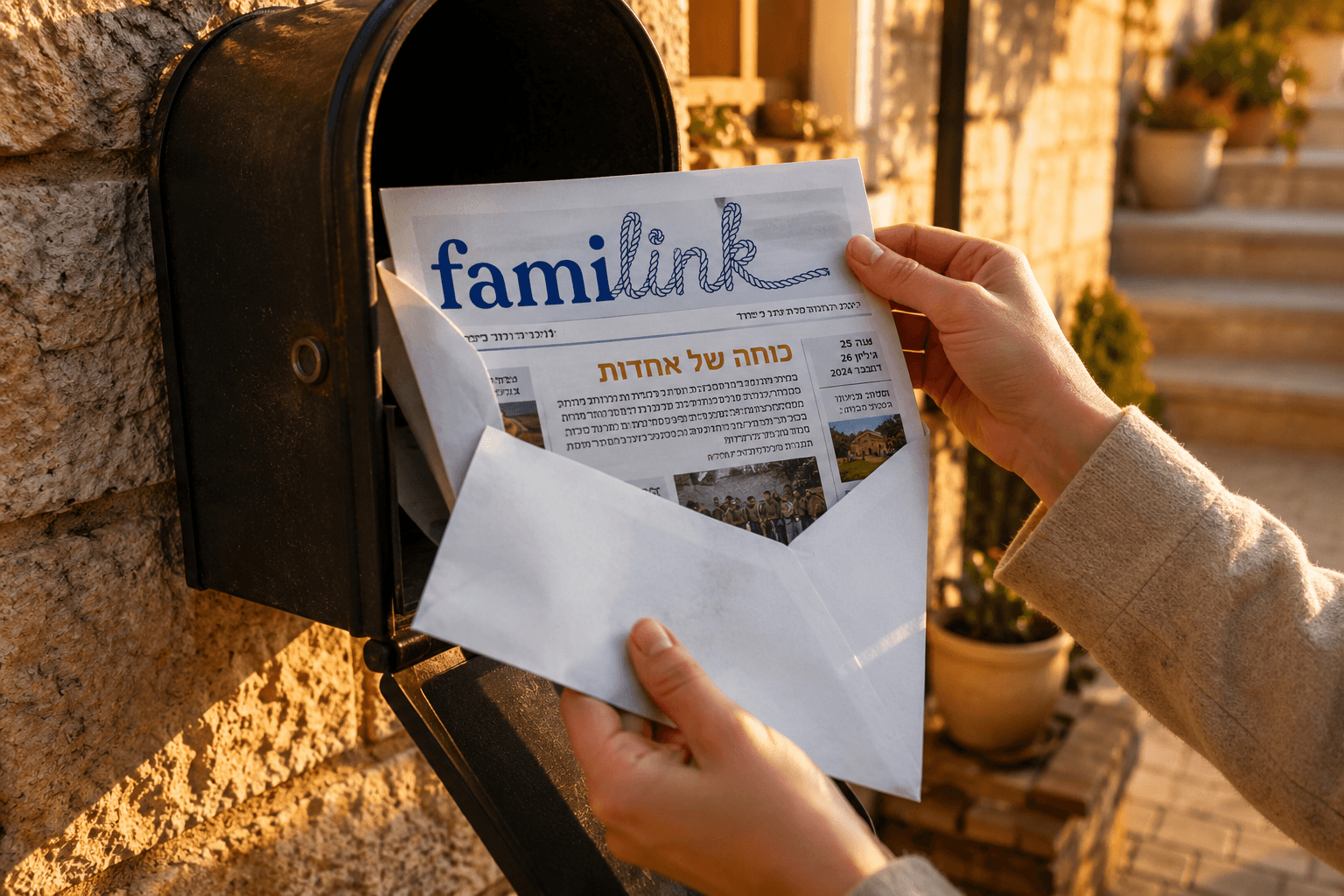 La gazette Familink imprimée arrive dans la boîte aux lettres